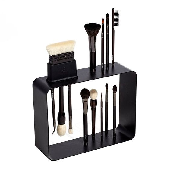 Incorporating Makeup Brush Storage into Your Vanity Setup